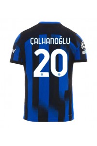 Fotbalové Dres Inter Milan Hakan Calhanoglu #20 Domácí Oblečení 2023-24 Krátký Rukáv